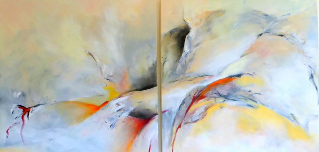 Bewegung 200 x 100 cm